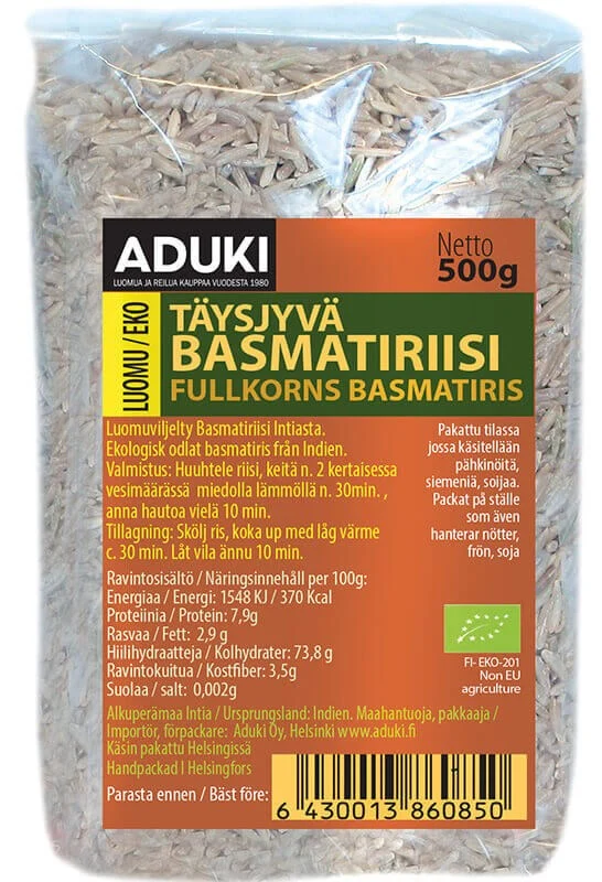 Aduki Basmatiris mörkt (L) 500g