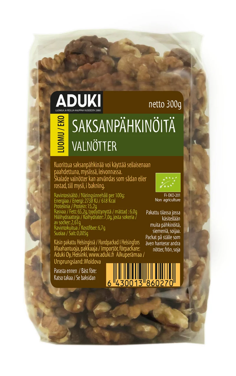 Aduki Saksanpähkinä 300g Luomu
