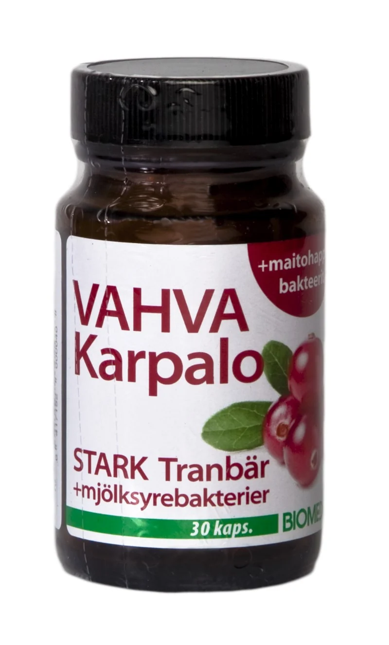 Biomed Stark Tranbär 30 kapslar