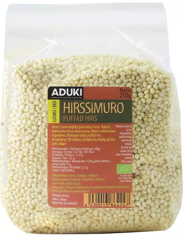 Aduki Hirsflingor (L) 250g
