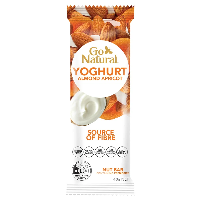 Go Natural Yoghurt Almond Apricot 40g