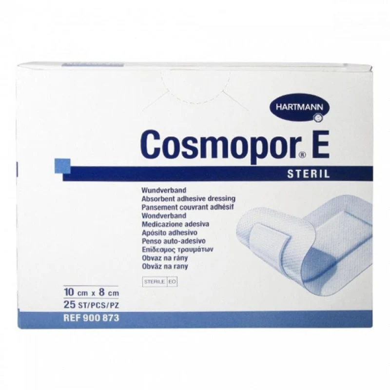 Hartmann Cosmopor E Absorbent Adhesive Dressing 10cm x 8cm 1 Piece