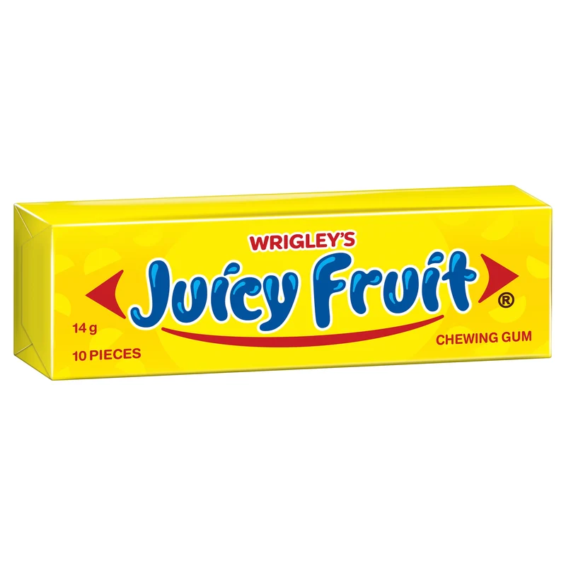 JUICY FRUIT Chewing Gum 10 Piece 14g
