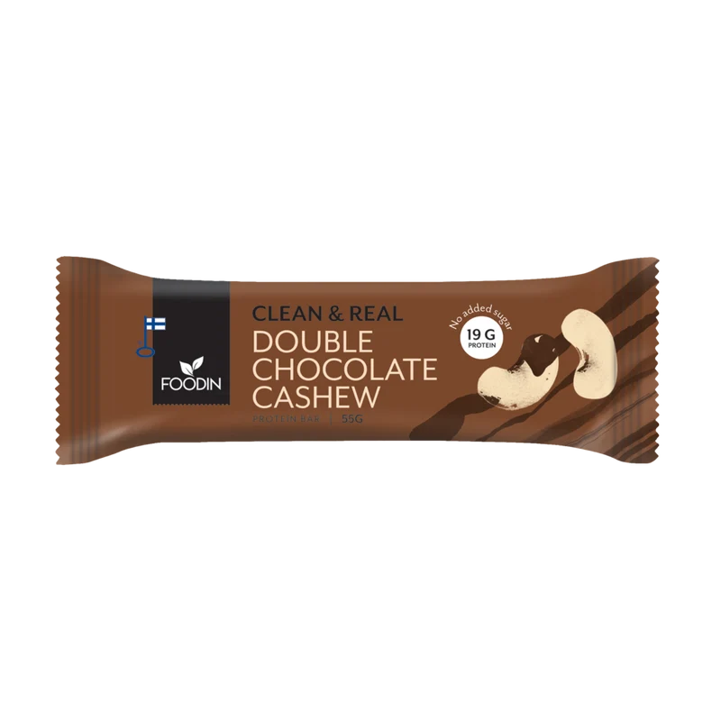 Proteinbar Dubbel Choklad Cashew 55g
