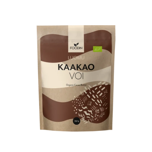 Foodin - Kakaosmör, ekologiskt, rått, 750