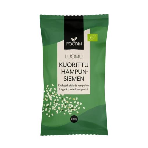 Foodin - Hampunsiemen, kuorittu, 200g