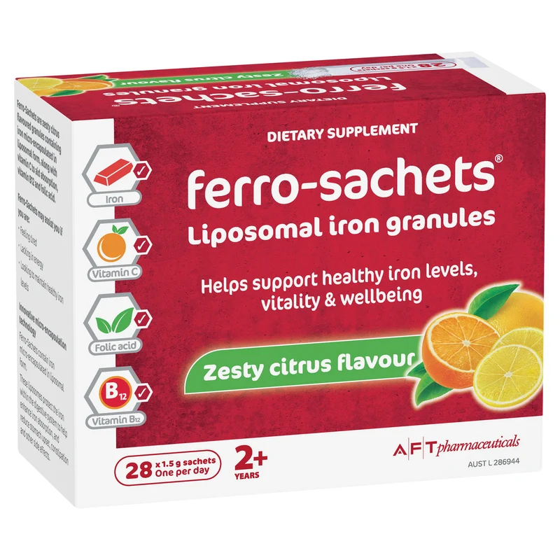 Ferro Sachets Liposomal Iron Granules 28s