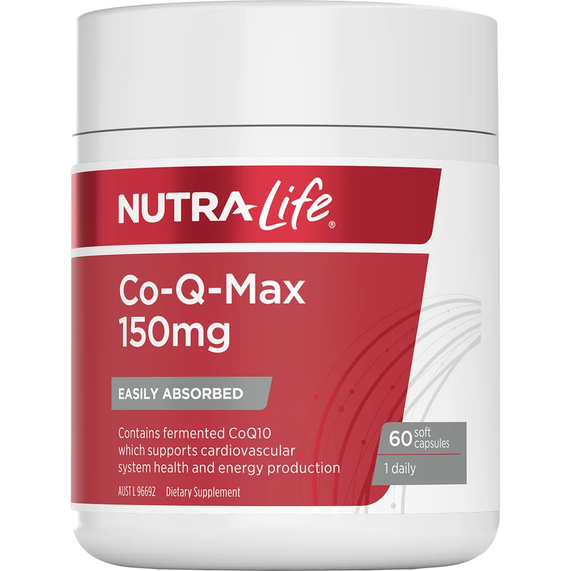 Nutra-Life Co-Q-Max 150mg 60 Capsules