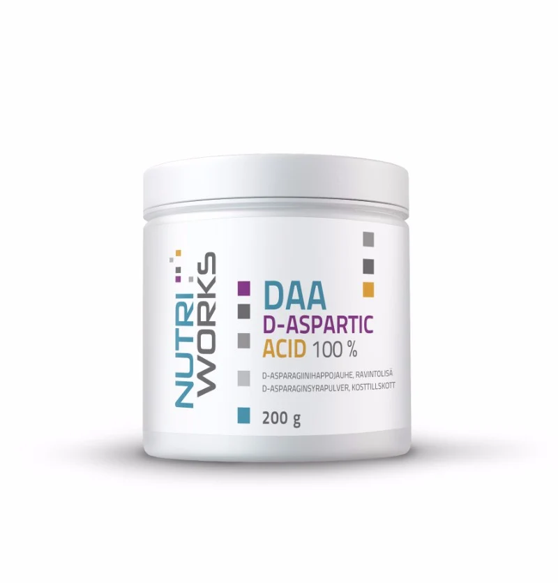 DAA D-asparaginsyra 100 % Bäst före 08.10.2026
