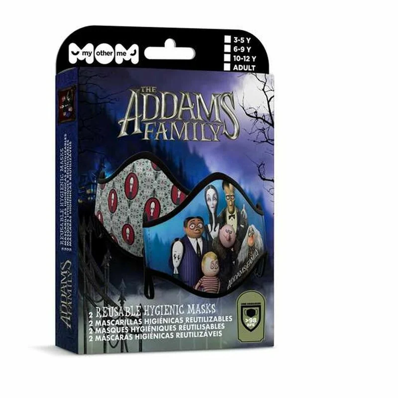 Hygieeninen kasvosuojain My Other Me Addams Family Premium 10-12 vuotta