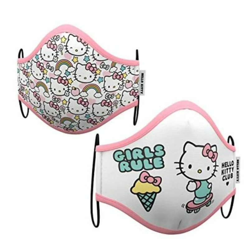 Hygieeninen uudelleen käytettävä hengityssuojain Hello Kitty Premium 10-12 vuotta
