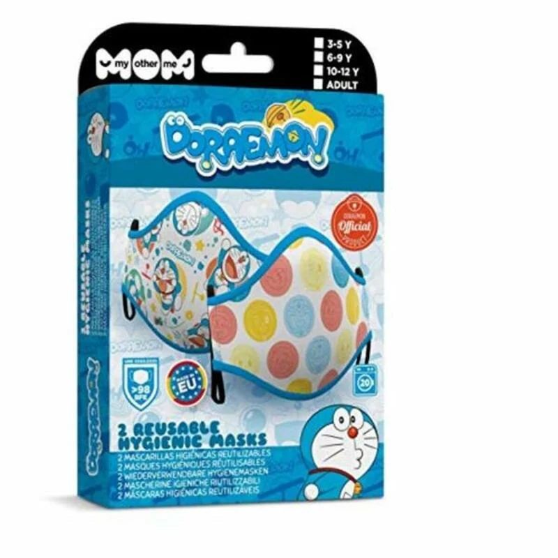 Hygieeninen uudelleen käytettävä hengityssuojain My Other Me Doraemon Premium Aikuinen