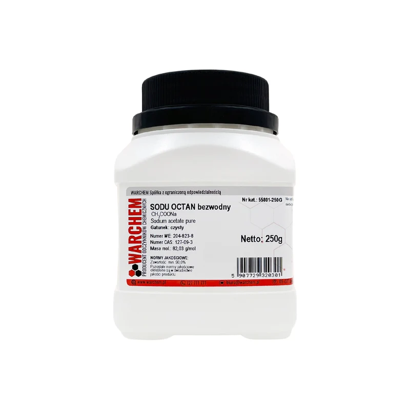 Natriumacetat wasserfrei - rein 250g WARCHEM