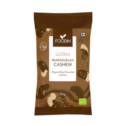 Foodin - Raakasuklaacashew 60g