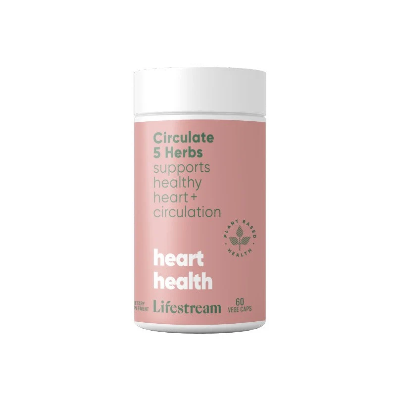 Lifestream Circulate 5 Herbs 60 Vege Caps