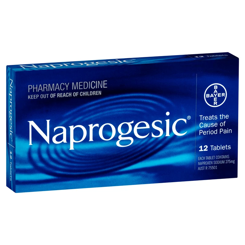 Naprogesic Period Pain Tablets 12 Pack