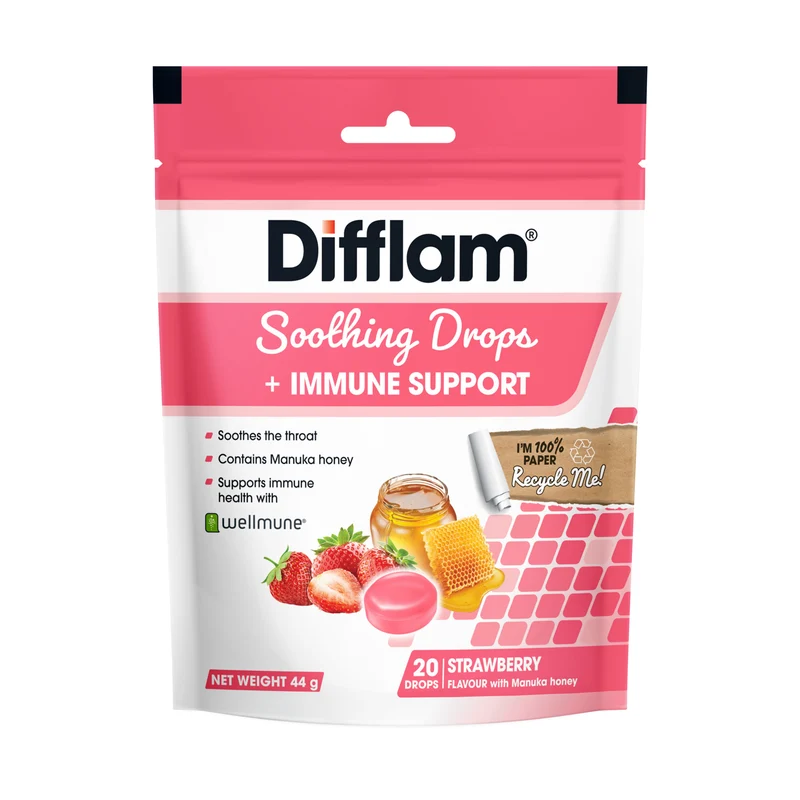 DIFFLAM Sooth Drop+Imm Sup Strawb20s