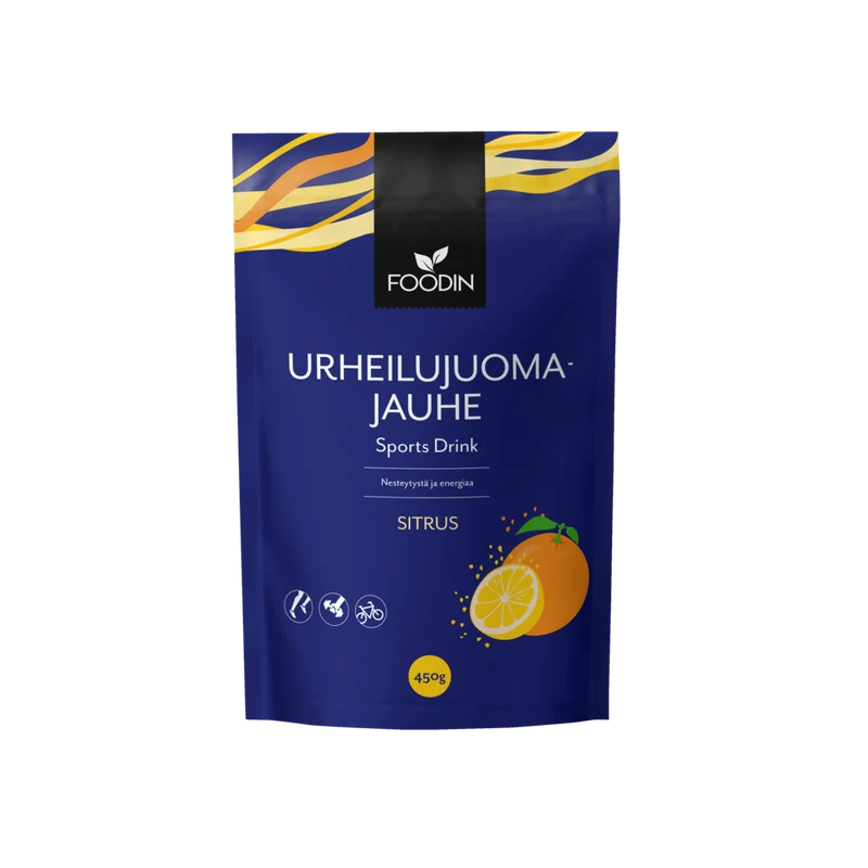 Foodin - Urheilujuomajauhe Sitrus 450g