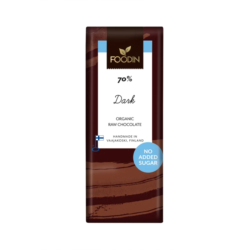 Foodin - Raw Chocolate Dark 70% 40g
