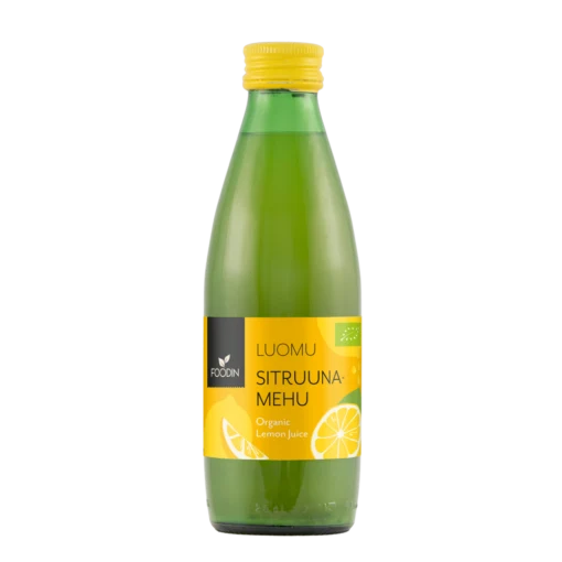 Foodin - Luomu sitruunamehu, 250 ml