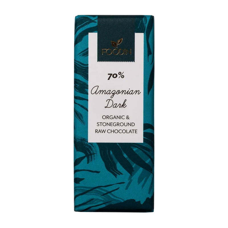 Foodin - Raakasuklaa, luomu, 70 % Amazon
