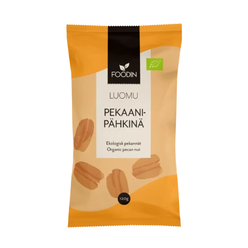 Foodin - Pekannöt, ekologisk, 120g