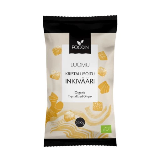 Foodin - Kristalliserad ingefära 200g