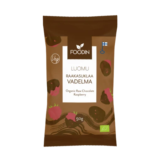 Foodin - Raakasuklaavadelma 50g