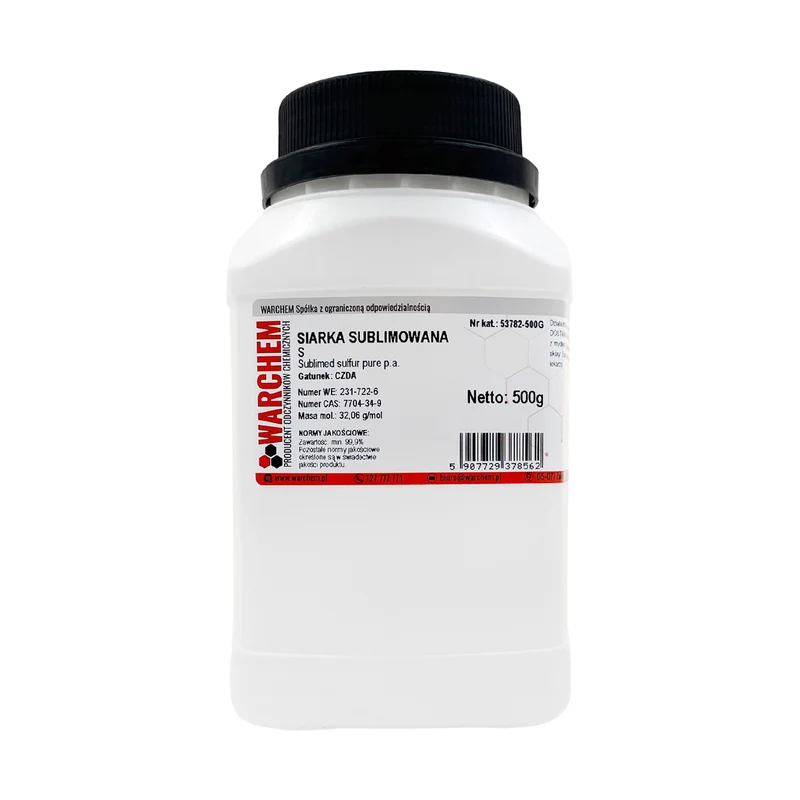 SUBLIMIERTER SCHWEFEL - CZDA 500g WARCHEM