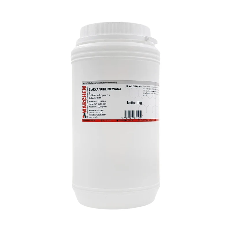 SUBLIMIERTER SCHWEFEL - CZDA 1kg WARCHEM