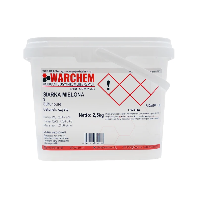 GEMÜHLTER SCHWEFEL - rein 2,5kg WARCHEM