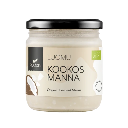 Foodin - Kookosmanna, luomu, raaka, 400