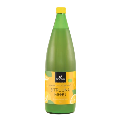Foodin - Luomu sitruunamehu, 1 l