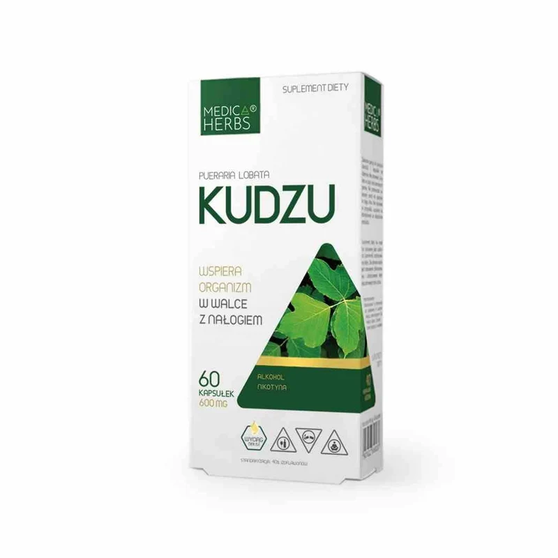 MEDICA HERBS Kudzu 600mg, 60 Kapseln.