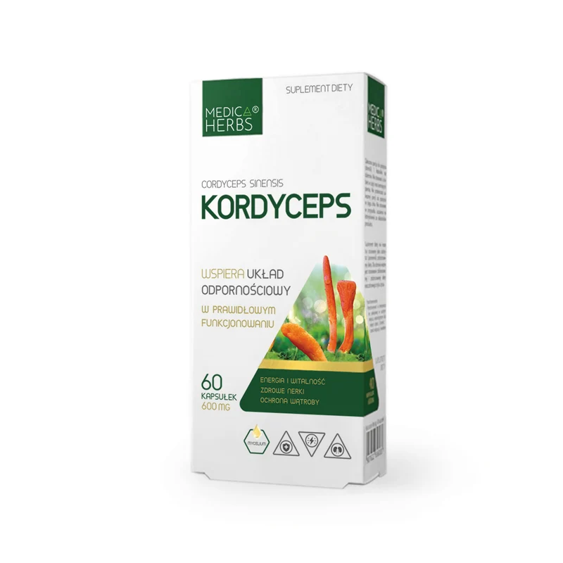 MEDICA HERBS Cordyceps 600mg, 60 Kapseln.