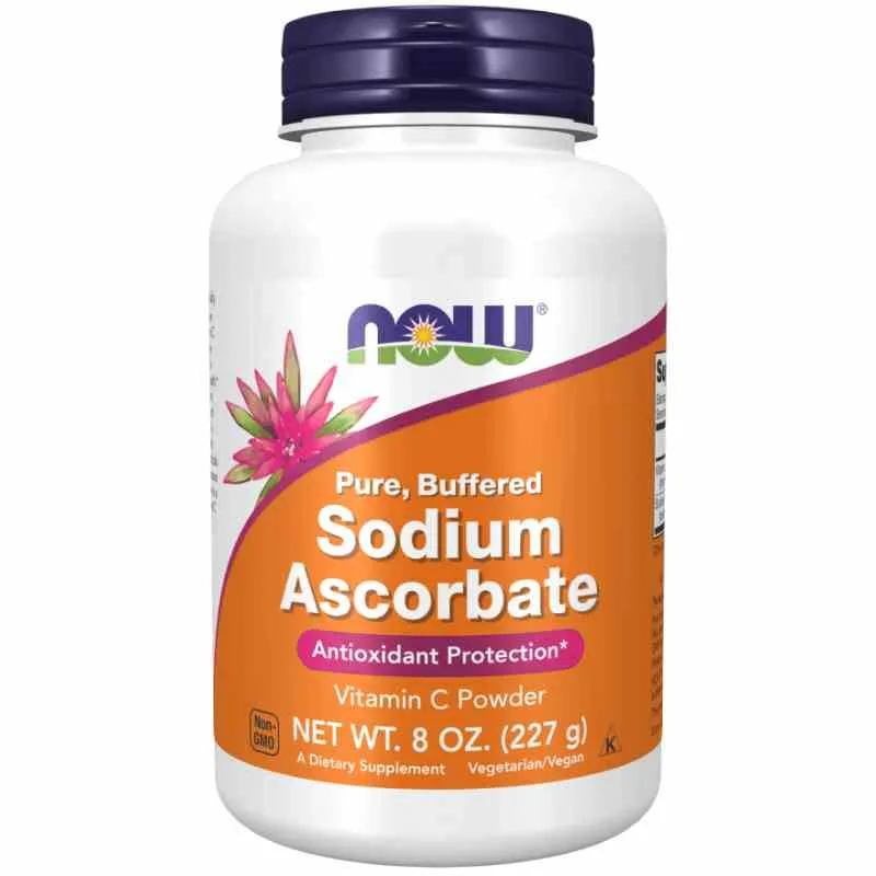 NOW Foods Natriumascorbat (Vitamin C) 227 g