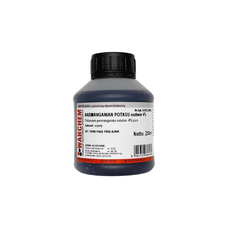 POTASSIUM NADMANGANATE Lösung 4% 250ml WARCHEM