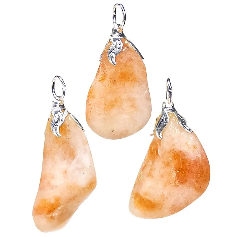 Hänge, trumslipad Sunstone