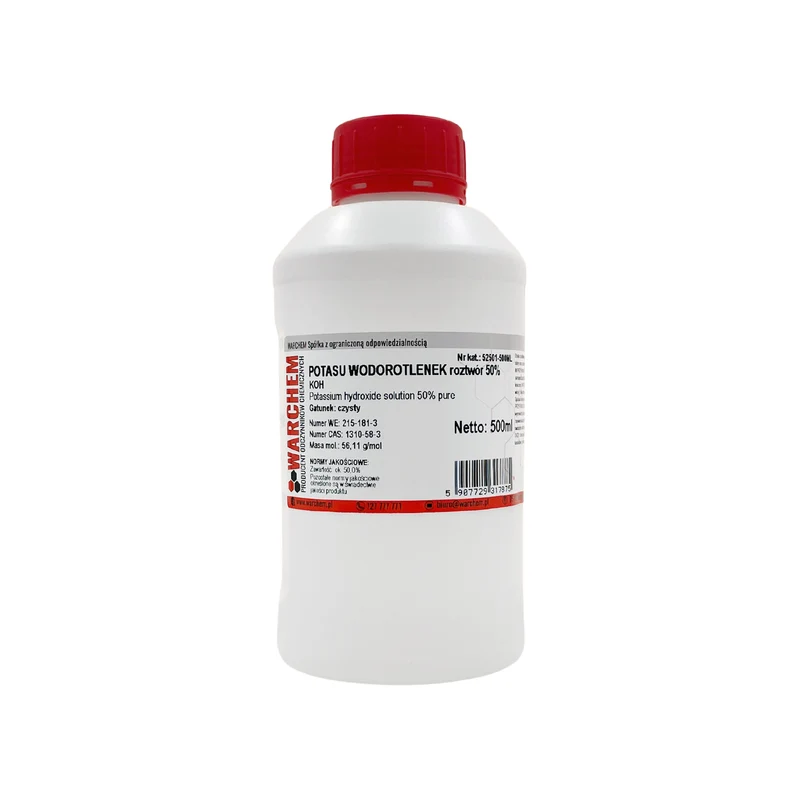 POTASSIUM HYDROXIDE 50% Lösung - rein 500ml WARCHEM