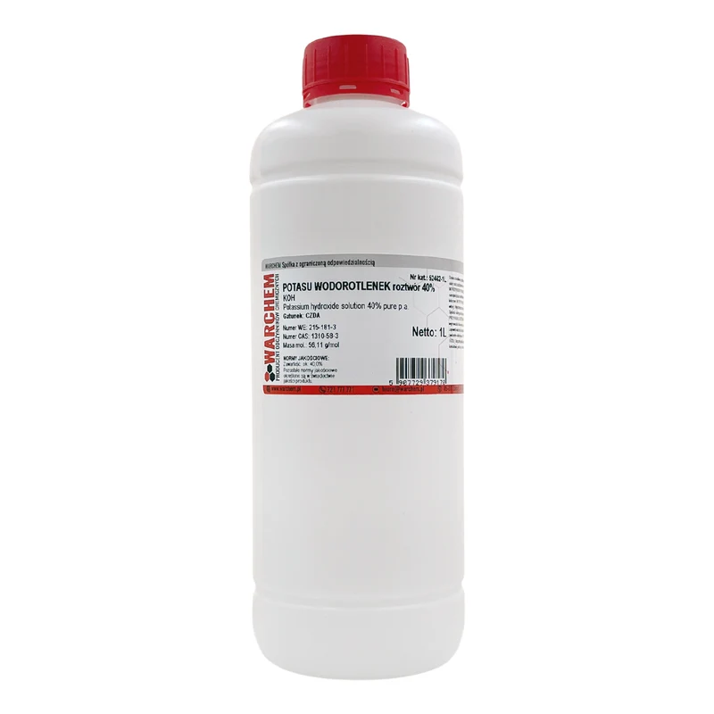 POTASSIUM HYDROXIDE Lösung 40% - CZDA 1L WARCHEM
