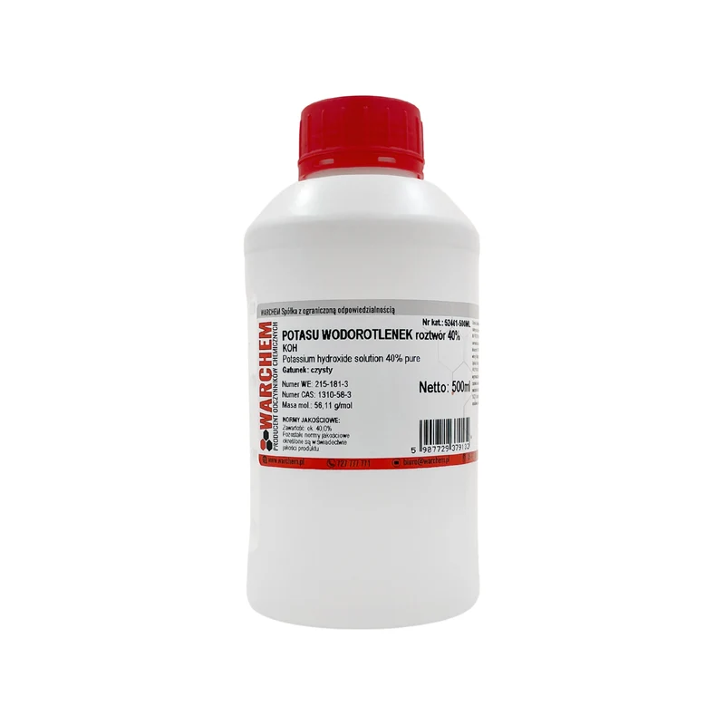 POTASSIUM HYDROXIDE Lösung 40% - rein 500ml WARCHEM
