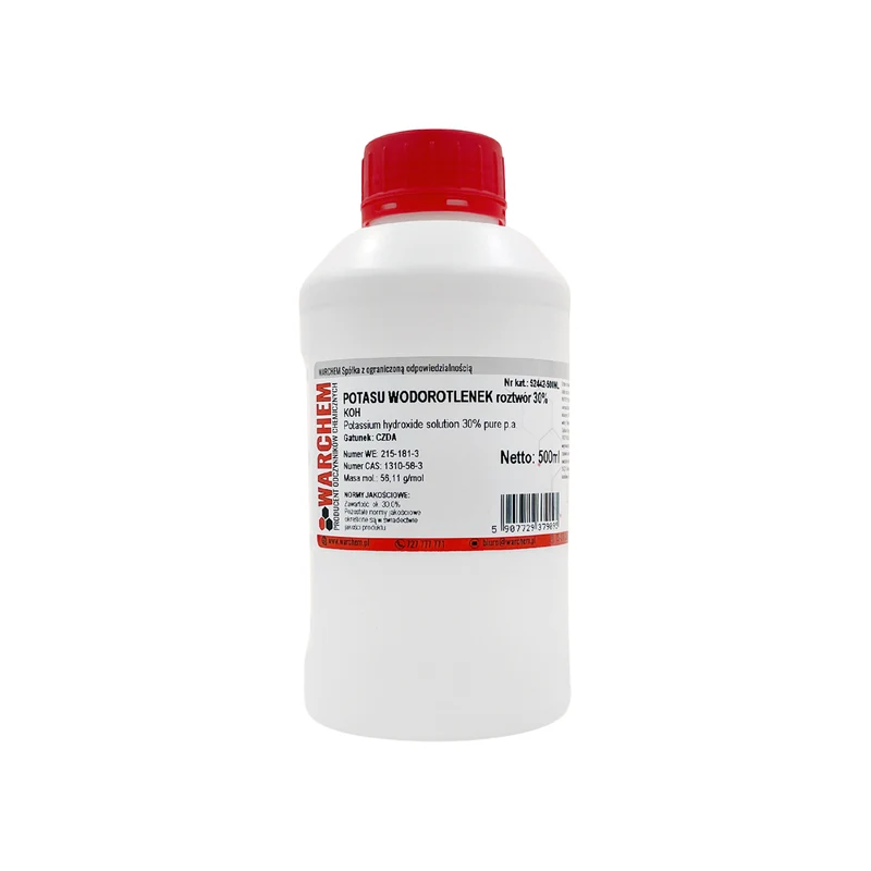 POTASSIUM HYDOTOXIDE Lösung 30% - CZDA 500ml WARCHEM