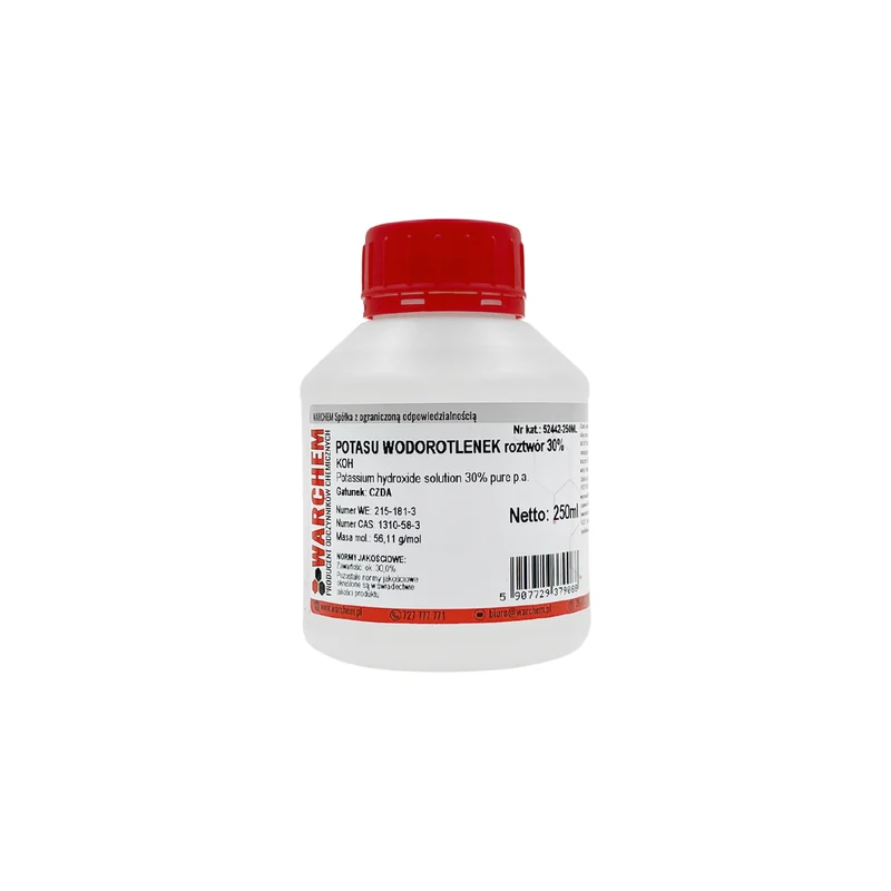 POTASSIUM HYDOTOXIDE Lösung 30% - CZDA 250ml WARCHEM