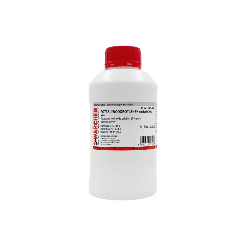 POTASSIUM HYDROXIDE Lösung 20% - rein 500ml WARCHEM