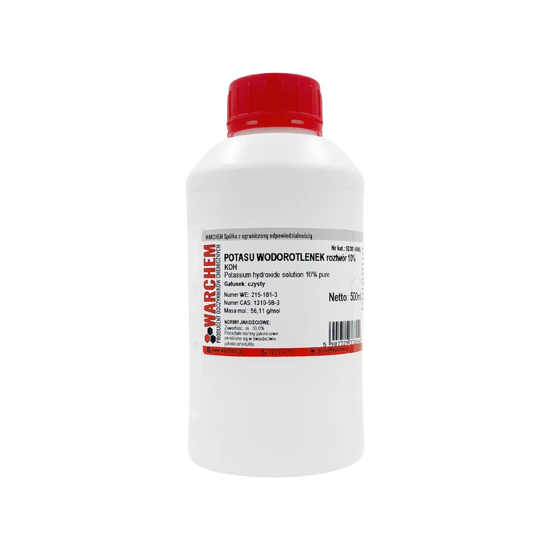 POTASSIUM HYDOTOXIDE 10% Lösung - rein 500ml WARCHEM
