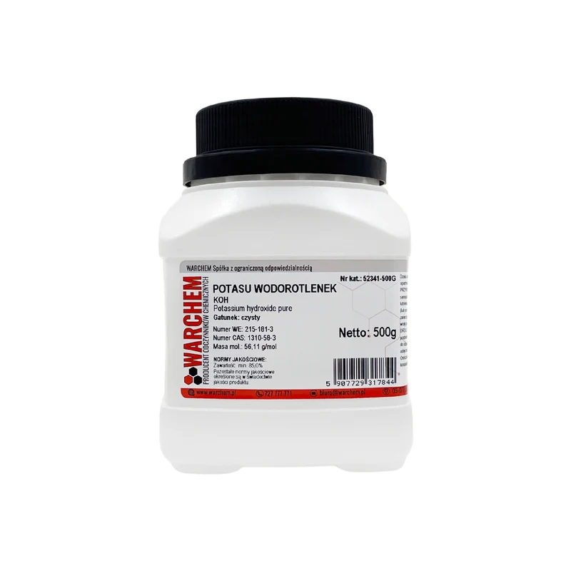 POTASSIUM HYDOTOXIDE - rein 500g WARCHEM