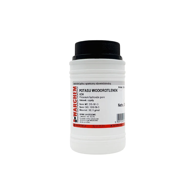 POTASSIUM HYDOTOXIDE - rein 250g WARCHEM