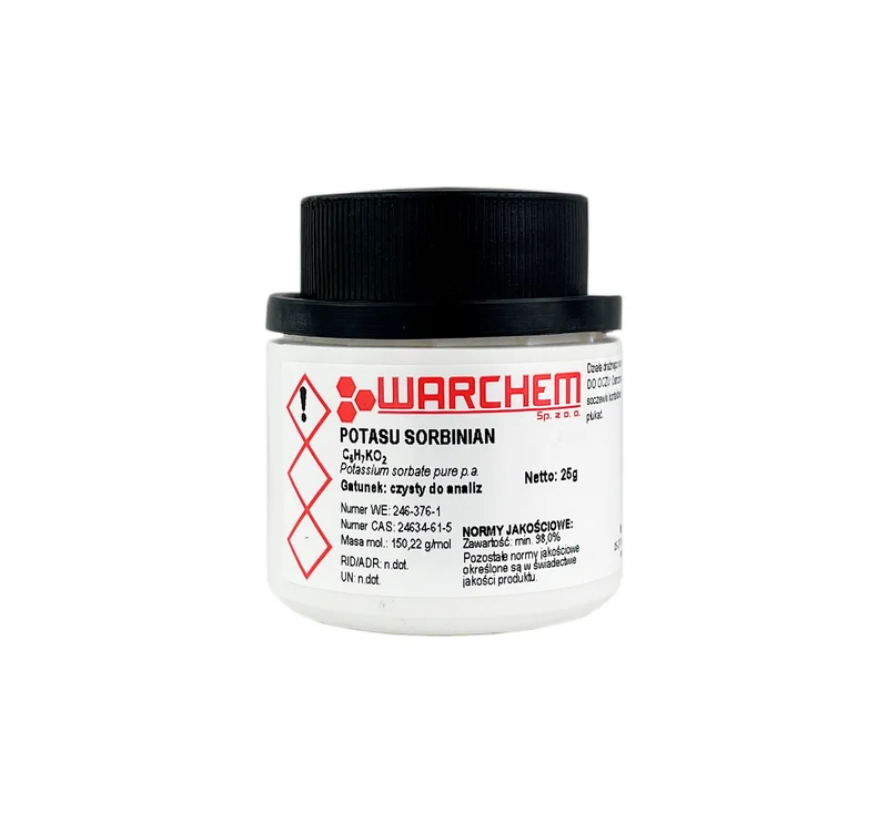 POTASSIUM SORBINATE - CZDA 25g WARCHEM
