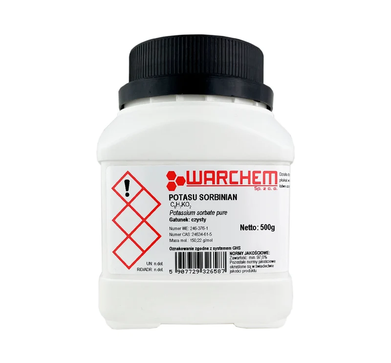 POTASSIUM SORBINATE - rein 500g WARCHEM