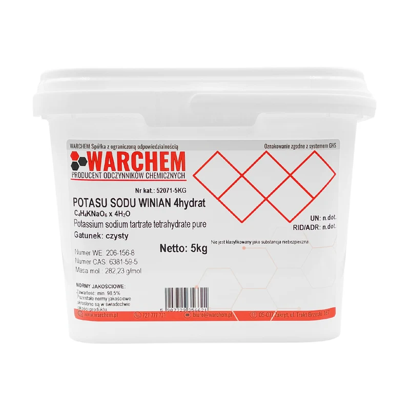 Natrium-Kalium-Tartrat 4hydrat - rein 5kg WARCHEM